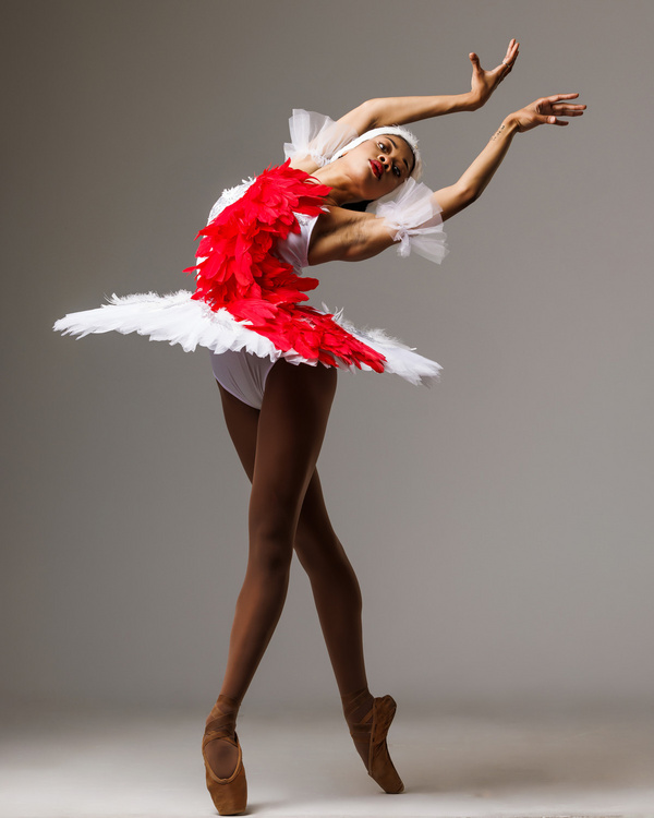 Photos: Get A First Look At The First Ever All Black And Brown SWAN LAKE With Chocolate Ballerina Company Image