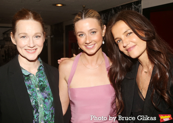 Laura Linney, Lucy Freyer and Katie Holmes  Photo