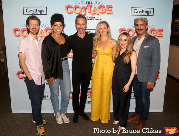 Photos: The Cast of THE COTTAGE Meets the Press Image
