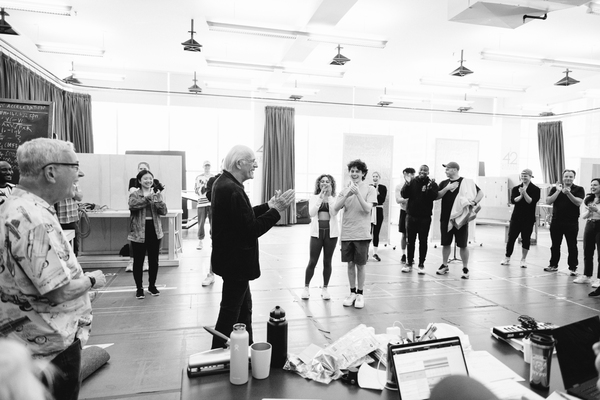 Photos: Original BACK TO THE FUTURE Star Christopher Lloyd Stops By Rehearsal! Image
