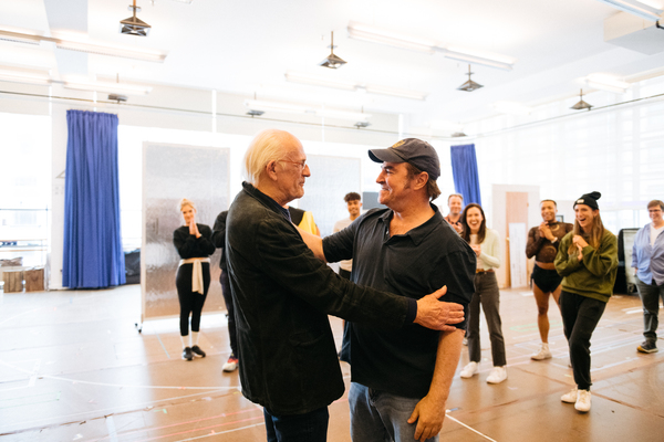Photos: Original BACK TO THE FUTURE Star Christopher Lloyd Stops By Rehearsal! Image