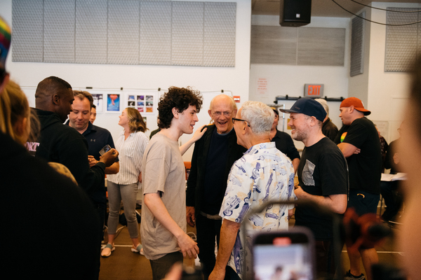 Photos: Original BACK TO THE FUTURE Star Christopher Lloyd Stops By Rehearsal! Image