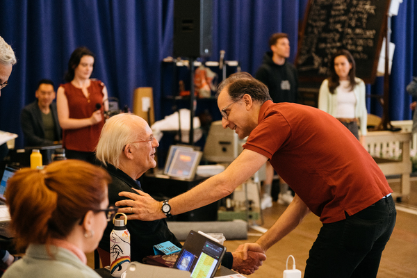 Photos: Original BACK TO THE FUTURE Star Christopher Lloyd Stops By Rehearsal! Image