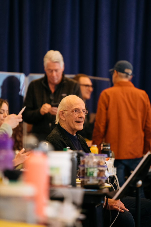 Photos: Original BACK TO THE FUTURE Star Christopher Lloyd Stops By Rehearsal! Image