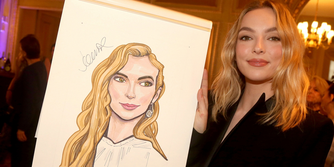 Photo Exclusive: PRIMA FACIE Star Jodie Comer Gets Her Very Own Sardi's Caricature! Photo