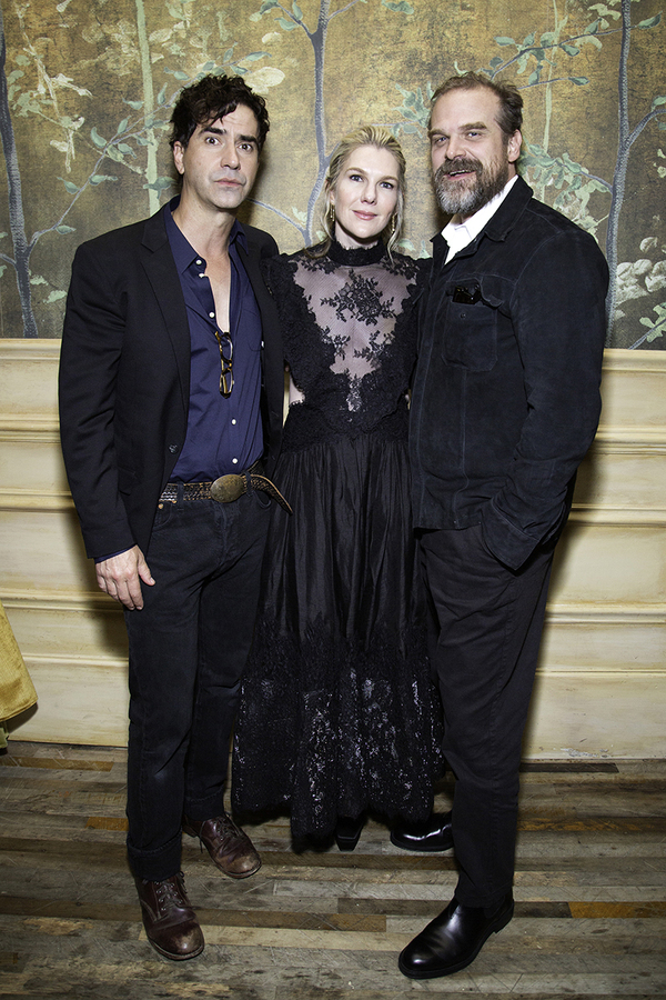 Hamish Linklater, Lily Rabe, and David Harbour Photo