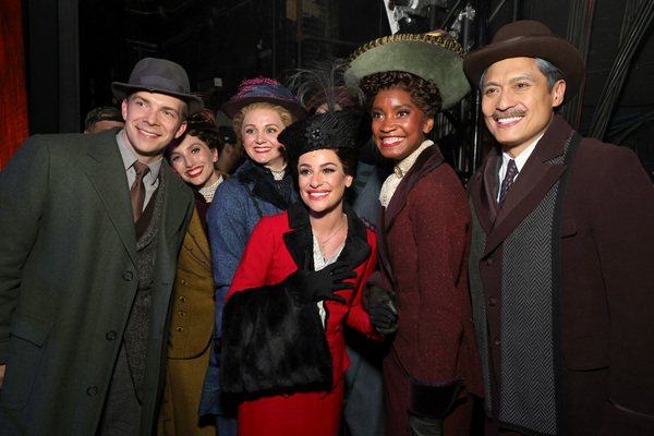 Lea Michele and the cast of Funny Girl Photo