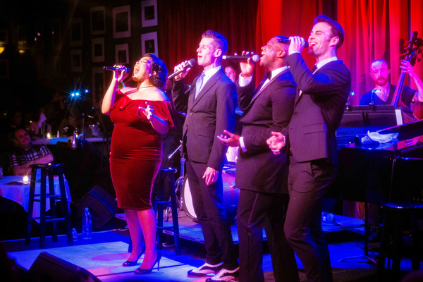Photos: Sam Gravitte, Kathryn Allison, Luke Hawkins & Jelani Remy Star In BRAT PACK At Birdland Jazz Image