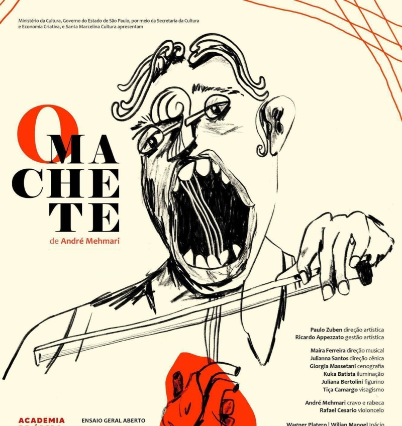 Based on a Short Story by Machado De Assis, Opera O MACHETE Opens at Theatro Sao Pedro 