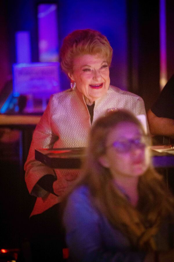 Marilyn Maye, in the audience. Photo