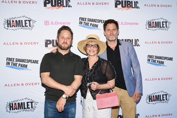Christopher Fitzgerald, Patti LuPone, and Steven Pasquale                             Photo