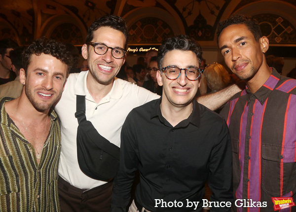 Danny Kornfeld, Adam Chanler-Berat, Ryan J. Haddad and Kyle Beltran Photo