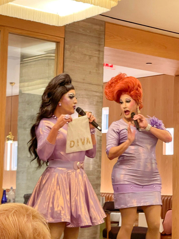 Photos: NYC Drag Queens Sing Showtunes To Seniors at Inspīr Carnegie Hill 