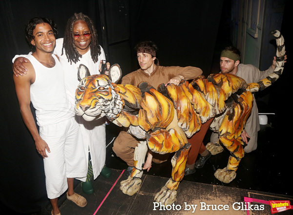 Photos: Whoopi Goldberg Visits LIFE OF PI on Broadway Image