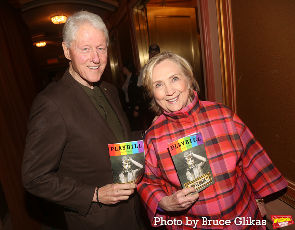 Hillary Clinton and Patti LuPone