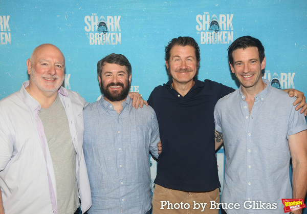 Director Guy Masterson, Alex Brightman, Ian Shaw and Colin Donnell Photo
