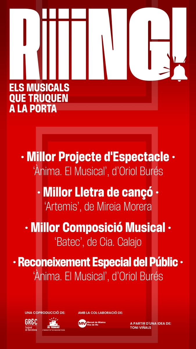 RIIIING! Els musicals que truquen a la porta otorga sus primeros galardones  Image