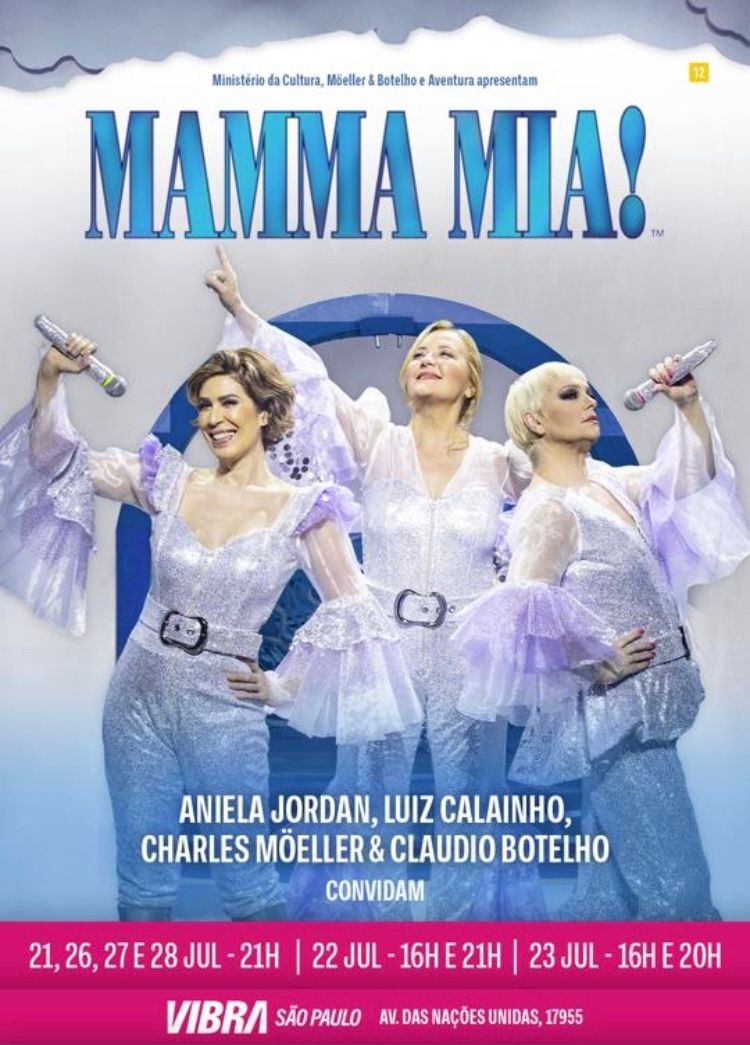 Cultura SP: Musical Mamma Mia! chega em julho ao Vibra São Paulo com hits  do ABBA 