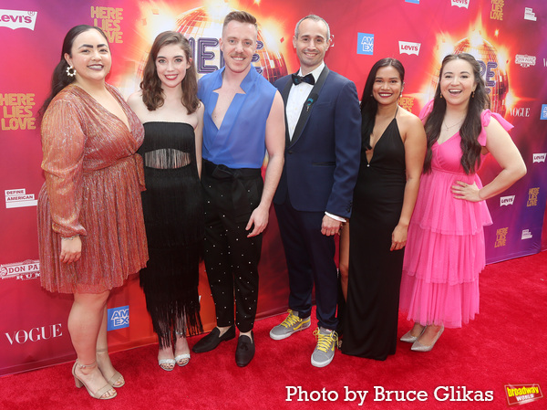 Photos: HERE LIES LOVE Cast and Creative Team Walk the Red Carpet on Opening Night Image