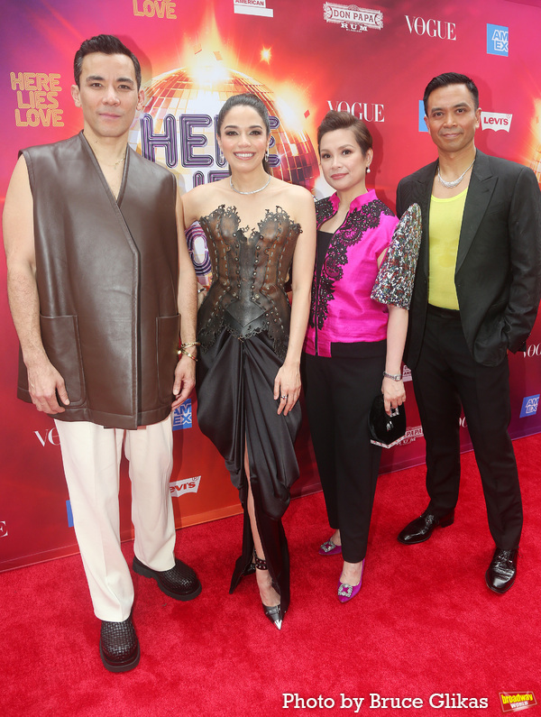 Photos: HERE LIES LOVE Cast and Creative Team Walk the Red Carpet on Opening Night Image