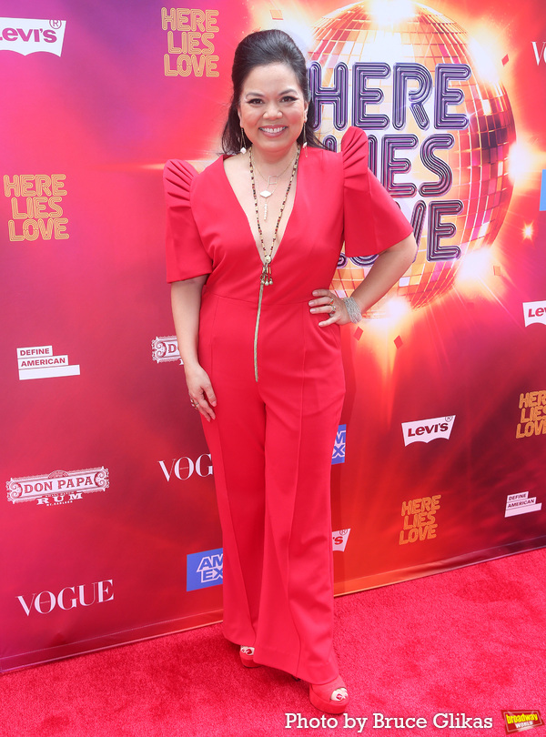 Photos: HERE LIES LOVE Cast and Creative Team Walk the Red Carpet on Opening Night Image