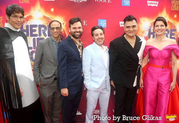 Photos: HERE LIES LOVE Cast and Creative Team Walk the Red Carpet on Opening Night Image