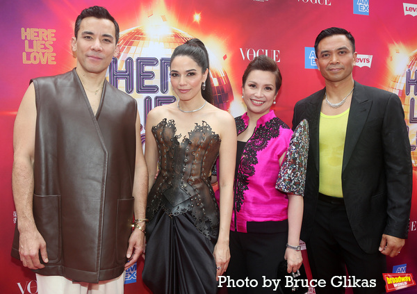 Photos: HERE LIES LOVE Cast and Creative Team Walk the Red Carpet on Opening Night Image