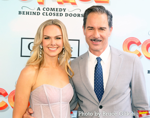 Laura Bell Bundy and Eric McCormack  Photo