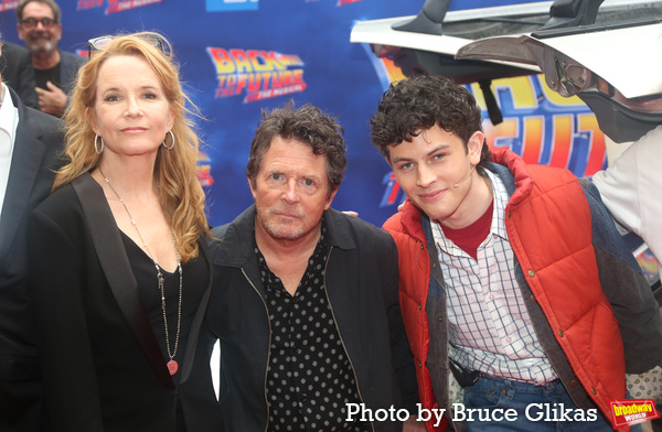 Lea Thompson, Michael J. Fox and Casey Likes  Photo