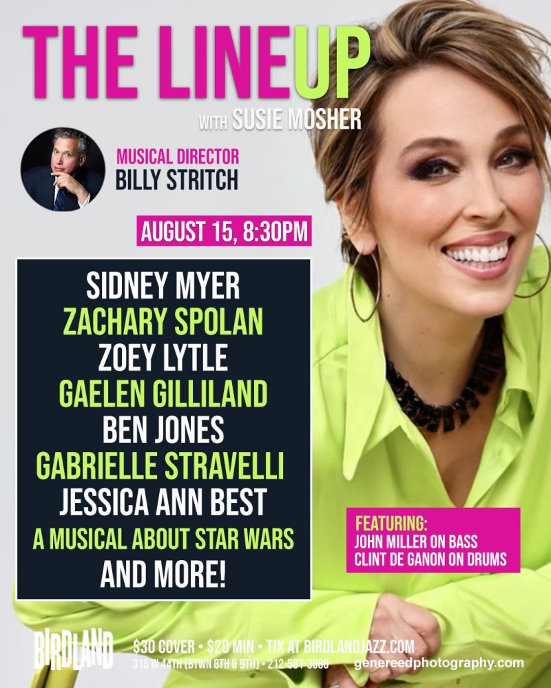 Photos: August 8th THE LINEUP WITH SUSIE MOSHER In A Chris Ruetten Photo Flash Image
