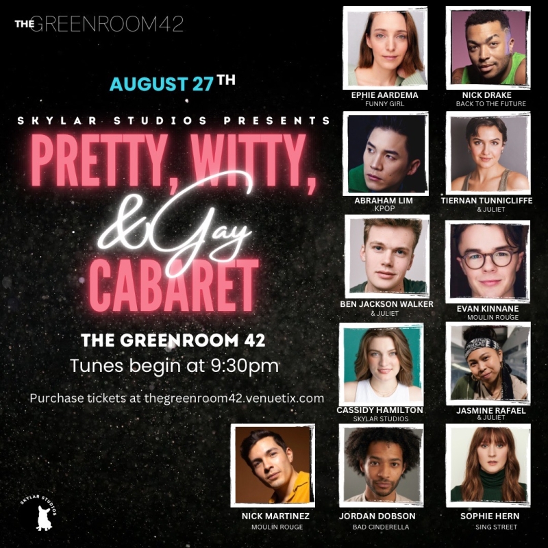 PRETTY, WITTY, AND GAY Cabaret to Make Green Room 42 Premiere 