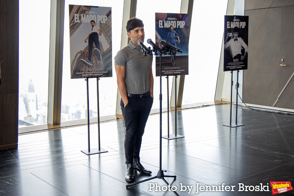Photos: Antonio Díaz, El Mago Pop, Meets the Press Image