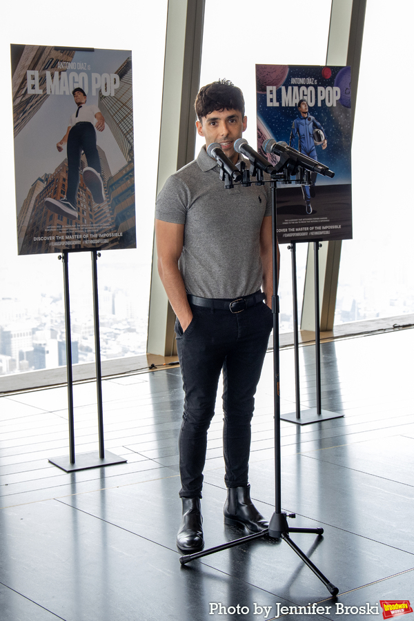 Photos: Antonio Díaz, El Mago Pop, Meets the Press Image
