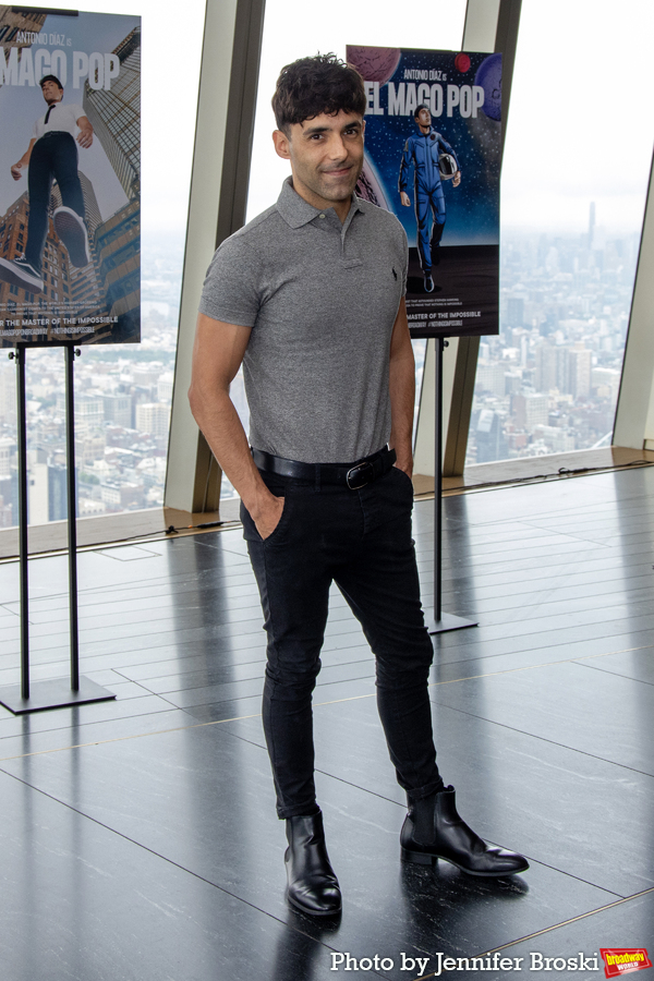 Photos: Antonio Díaz, El Mago Pop, Meets the Press Image