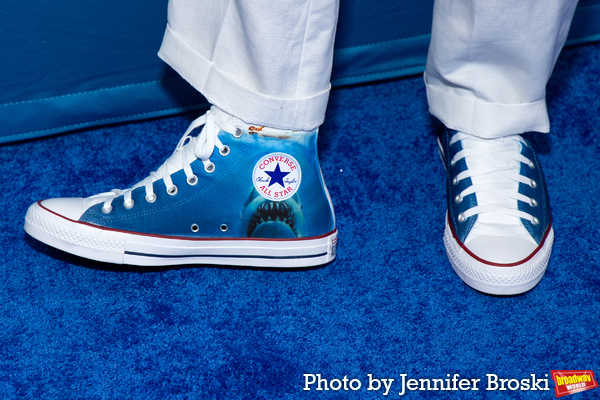 Detail of Stephen Dexter's JAWS shoes Photo