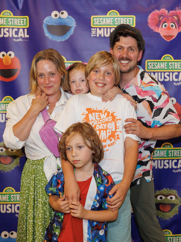 Denny Paschall with wife Haven Burton and kids Hudson, Carpian and Nova  Photo