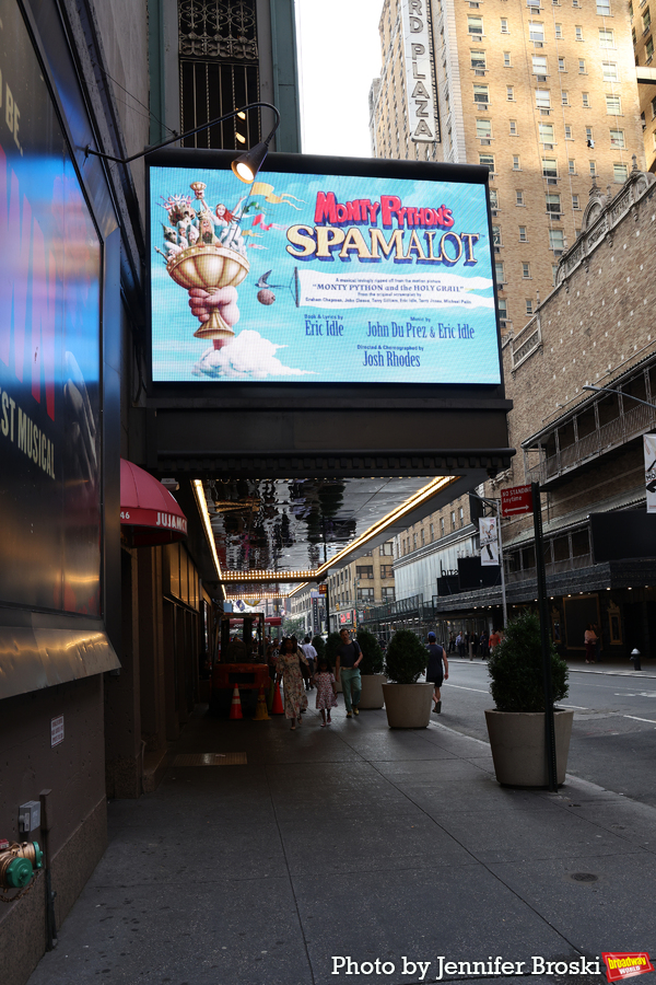 Up on the Marquee: SPAMALOT Image
