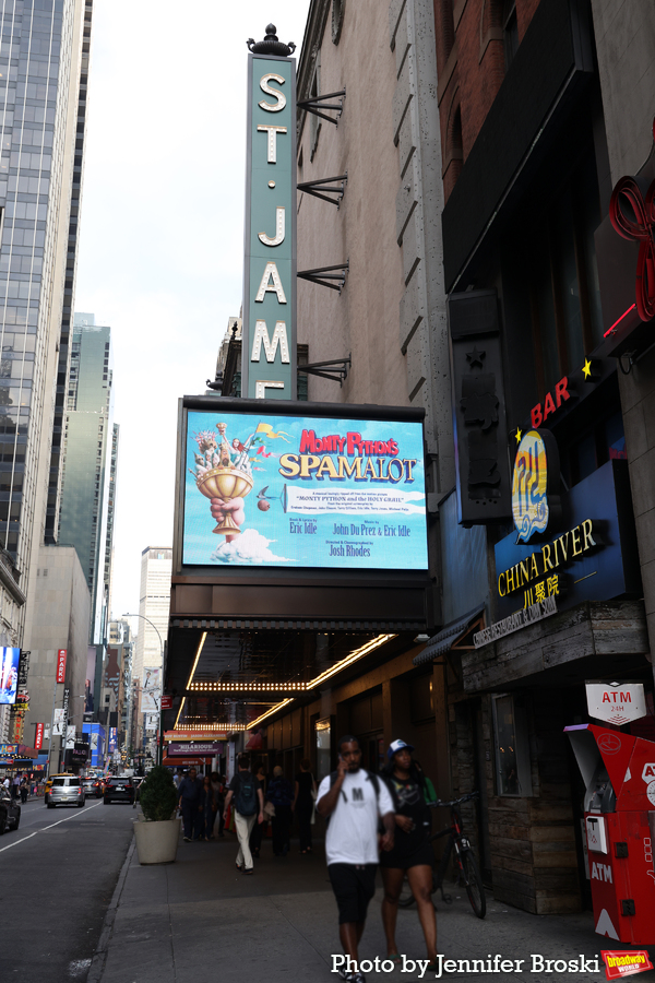 Up on the Marquee: SPAMALOT Image