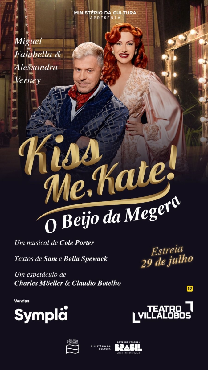 Bringing Together a Shakespeare Classic and Songs by Cole Porter KISS ME, KATE! Opens in Sao Paulo  Image