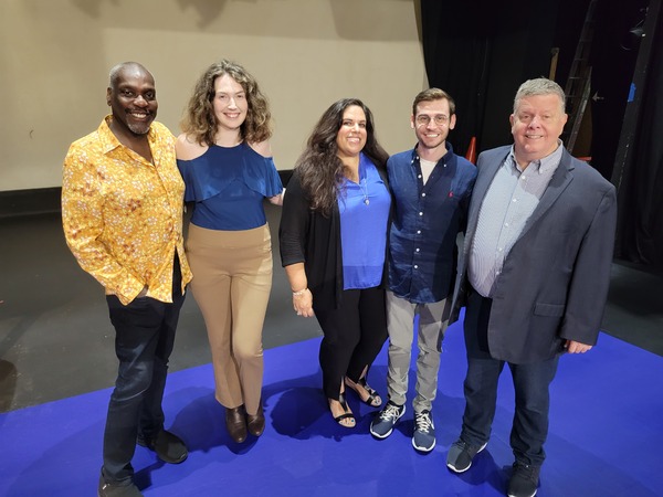 Photos: The Cast of HOW TO STEAL AN ELECTION Meets the Press Image