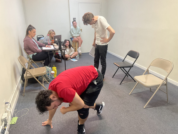 Photos: In Rehearsal For EGG FRAME At American Theatre of Actors  Image