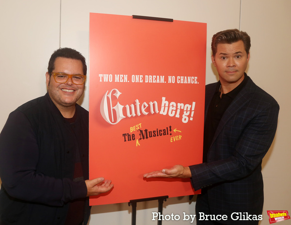 Photos: Josh Gad & Andrew Rannells Get Ready for GUTENBERG! THE MUSICAL! Image