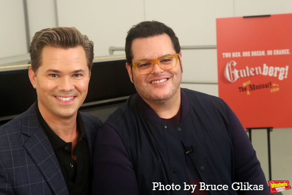 Photos: Josh Gad & Andrew Rannells Get Ready for GUTENBERG! THE MUSICAL! Image