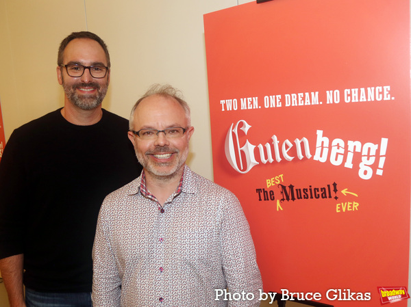 Photos: Josh Gad & Andrew Rannells Get Ready for GUTENBERG! THE MUSICAL! Image