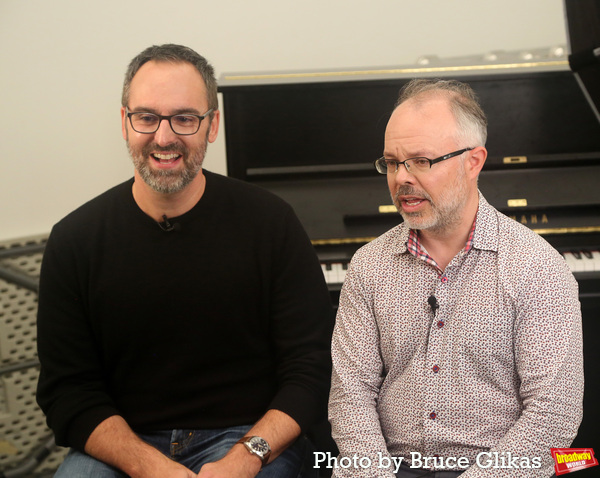 Photos: Josh Gad & Andrew Rannells Get Ready for GUTENBERG! THE MUSICAL! Image