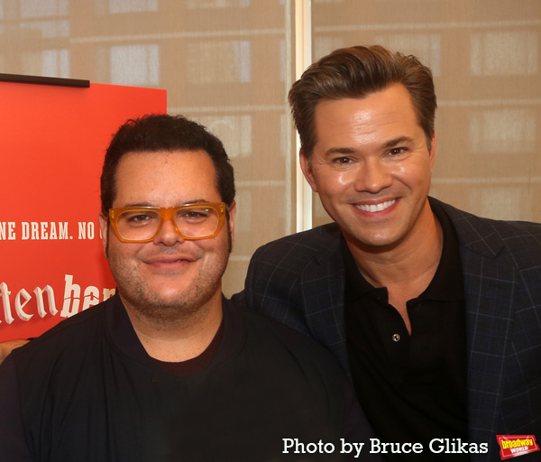 Photos: Josh Gad & Andrew Rannells Get Ready for GUTENBERG! THE MUSICAL! Image
