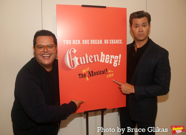 Photos: Josh Gad & Andrew Rannells Get Ready for GUTENBERG! THE MUSICAL! Image
