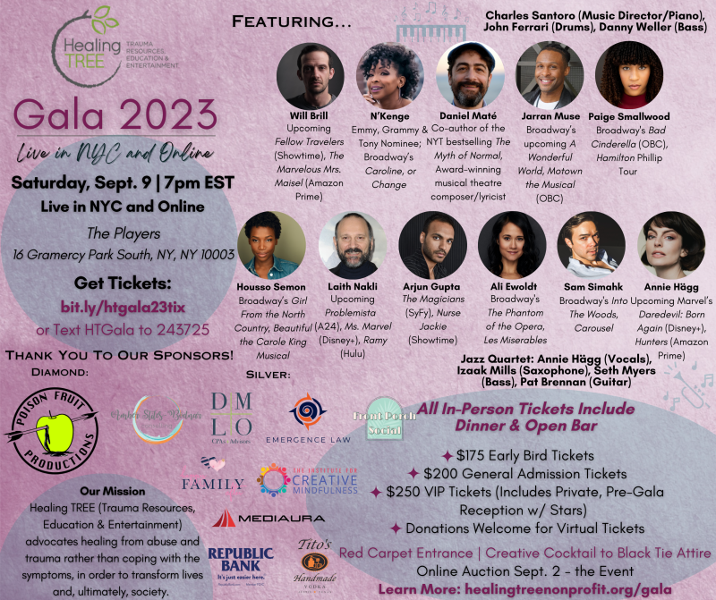 Ali Ewoldt, Will Brill & More Will Take Part in Healing TREE Gala Image