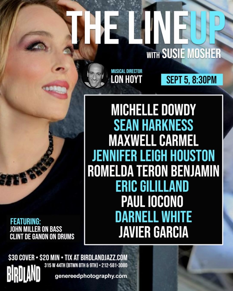 Photos: August 29th THE LINEUP WITH SUSIE MOSHER at Birdland Theater Image