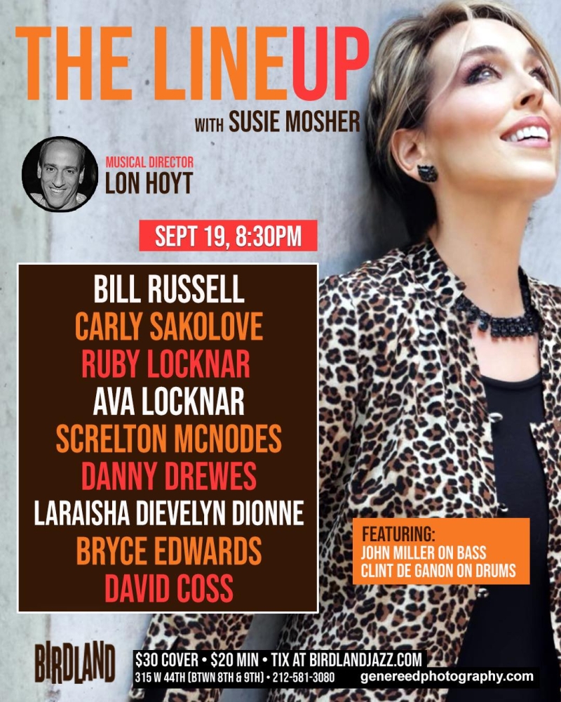 Photos: September 12 THE LINEUP WITH SUSIE MOSHER Overwhelms With Talent Image